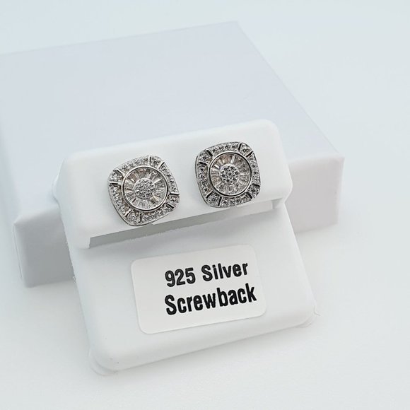 925 Sterling Silver Cubic Zirconia Earrings, U19254796 - Picture 10 of 10